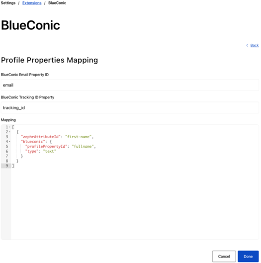 BlueConic Screen